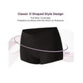 thumbnail image 5 of INNERSY Women's Cotton Boyshorts Under The Bump Pregnancy Postpartum Maternity Underwear 4 Pack(S,Black), 5 of 10
