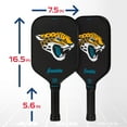 Franklin Sports NFL Jacksonville Jaguars Pickleball Paddle Official