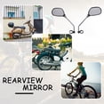 thumbnail image 4 of Sywqhk 1 par de espejos para bicicleta, soporte para manillar, espejos retrovisores para ciclismo de bicicleta para MTB Sywqhk Alta Calidad, 4 of 8