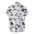 thumbnail image 5 of IROINNID Men's Short Sleeve Printed Turn down Top Shirt, 5 of 9