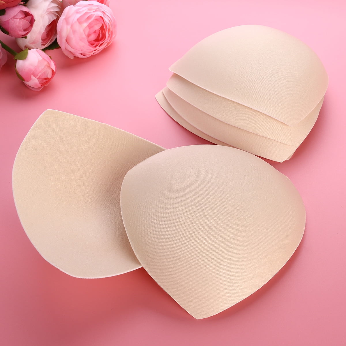 Bra Pads Inserts Latex Bras Inserts Removable for Women's Sports Cups Bra or Swimsuit Insert 