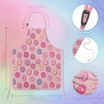 thumbnail image 2 of Funny Kids Aprons for Girls Boys Sweet Sweet Donuts Toddler Aprons for Cooking Baking Painting Crafting Art Gardening Little Helper Children Aprons with Adjustable Strap and Pockets, 2 of 6