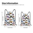thumbnail image 3 of Bingfone Cartoon Monster Trucks1 Drawstrings Backpacks Bags for Men Women Gym Drawstrings Bag-Small, 3 of 8
