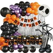 88PCS The Nightmare Before Christmas Balloons Halloween Christmas Party Holiday Decorations Photo Props