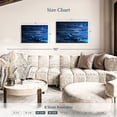 thumbnail image 4 of Elephant Stock Water Drop Ripple Wall Art - Horizontal Canvas Wall Art - Lobby Wall Decor - Nature Canvas - Blue And Black Decor - 36" x 24", 4 of 8