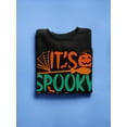 thumbnail image 3 of It's Spooky Season Sweatshirt Men -Image by Shutterstock, Male 4X-Large, 3 of 4
