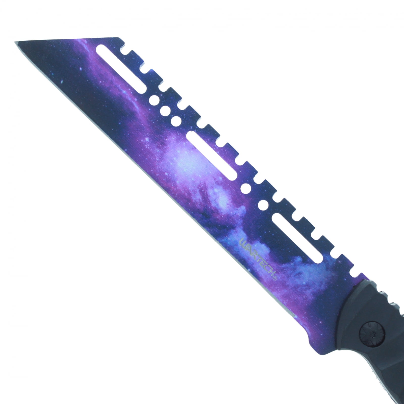 ASR Outdoor Full Tang Hunting Knife ABS Handle Fixed Blade Space Galaxy Design
