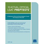 10 Actual, Official LSAT Preptests: (preptests 7,9,10,11,12,13,14,15,16,18) [Paperback - Used]