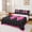 Black Pink, variant on Erosebridal Blue Bow Gingham Twin Sheet Sets, Princess Style Bedding for Girls, 3 Pieces
