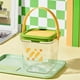 thumbnail image 1 of Keep Your Space Tidy And Fashionable With Our Modern Transparent Desktop Storage Can - Featuring Convenient Push-to-Open Lid And Ample Capacity, 1 of 7