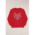 thumbnail image 5 of Redhotype Sparkling Rhinestone Fox Pullover - Chic, Drop Shoulder Sweater for Daily Wear, 5 of 5