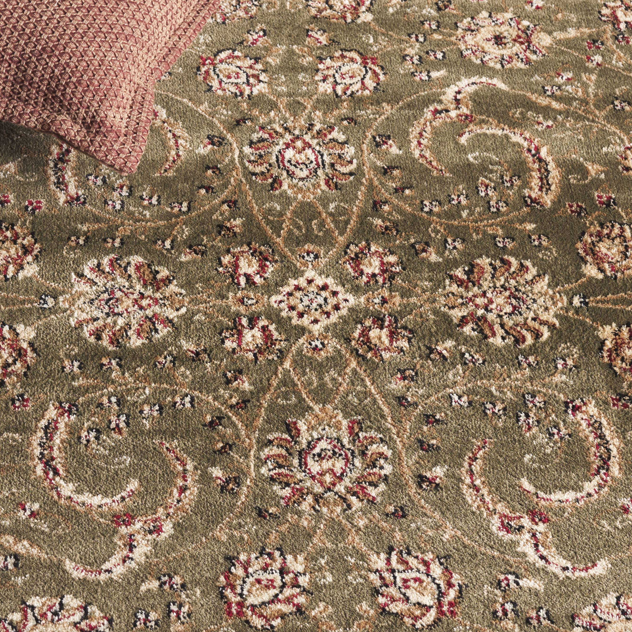 Safavieh Lyndhurst Priscilla Floral Area Rug, Sage/Ivory, 8' x 8' Square