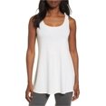 thumbnail image 1 of Eileen Fisher Petite Silk Jersey Tunic Tank Soft White ( PP ), 1 of 2