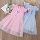 thumbnail image 4 of Ropa de Elsa para niñas, nuevos vestidos de princesa de verano 2024, vestido de manga voladora para niños, vestidos de fiesta de Elsa de Frozen para bebés, ropa para niños, 4 of 4