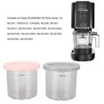 thumbnail image 4 of 2 Pack Ice Cream Containers, Reusable Ice Cream Maker With Blue, Gray, Green,  Lids, BPA - Free & Dishwasher Safe, Airtight Ice Cream Pints For  NC299AMZ And NC300s, 4 of 8