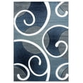 thumbnail image 3 of United Weavers Drachma Salona Contemporary Paisley Area Rug, Navy, 5'3" x 7'6", 3 of 5