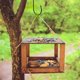 thumbnail image 5 of Stylish bird feeder hangers 12 inches, 3 pcs metal hummingbird feeder hangers, extension hook with butterfly design, for hanging bird feeders, 5 of 5