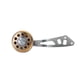 thumbnail image 1 of Mango de carrete ANGGREK metal para Pescar color dorado 93 mm, 1 of 8