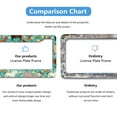 thumbnail image 4 of Floral Horses License Plate Frames for Women Men Car Plate Holder Cover Metal Tag Aluminum Car Accessories Front Rear Plate Decor, 4 of 6