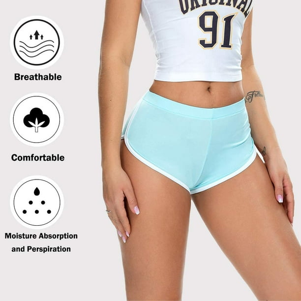 Women Booty Shorts Gym Workout Athletic Shorts Sexy Yoga Active