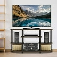 thumbnail image 5 of Furinno JAYA Simple Design Corner TV Stand, Columbia Walnut/Black, 5 of 5