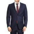 thumbnail image 2 of Mens Classic Fit Navy Blue Two Button 100% Wool Suit, 2 of 5