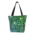 thumbnail image 1 of Balery Green Disco Lights Bolsa de Hombro con Diseño, Bolsa Grande y Duradera, Bolsa Versátil para Compras, 1 of 6