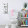 thumbnail image 3 of Stupell Industries Bathroom Testimonials Five Star Funny Word Design Canvas Wall Art by Daphne Polselli, 3 of 3