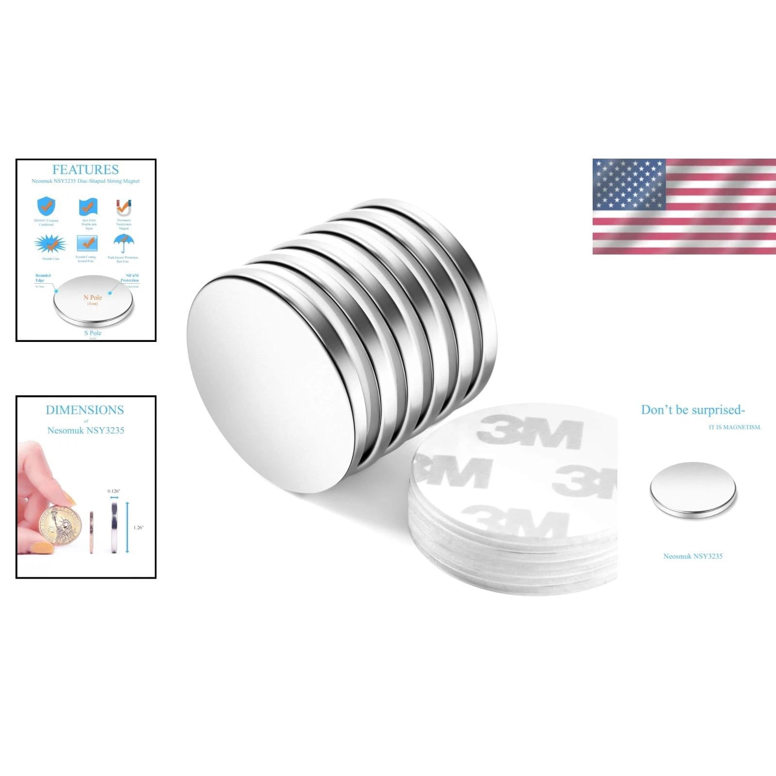 Neodymium Magnets Heavy Duty Strong Industrial Magnets 6 Pack