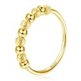 thumbnail image 1 of tredstone Fashionable And Multifunctional Stress Ring With Silver Beads Wide Application Silver Fidget Rings Silver 7, 1 of 6