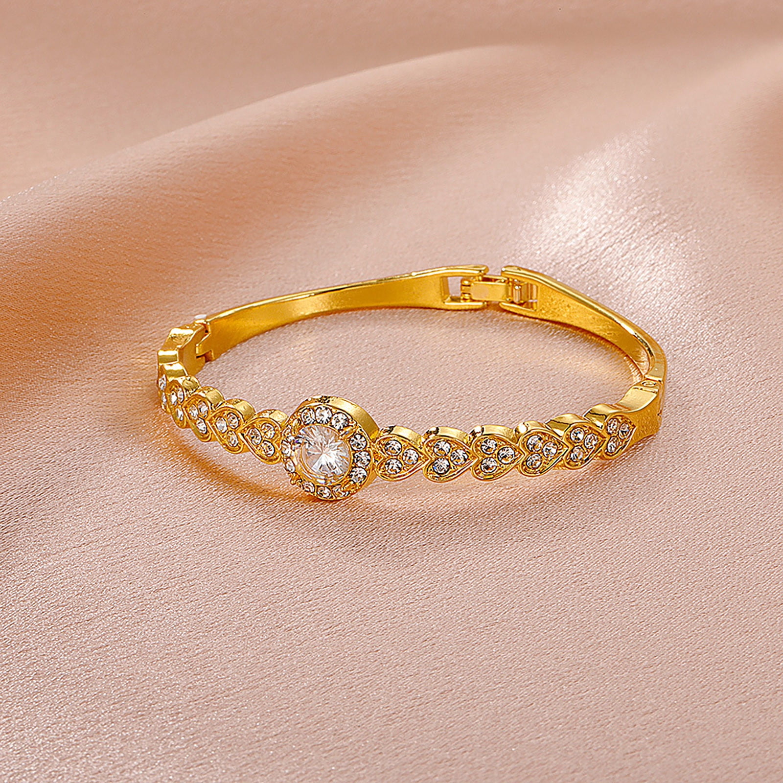 Elegant Diamond Cuff Bracelet Design /Grace your wrist with the enchanting diamond  bracelet.. - YouTube