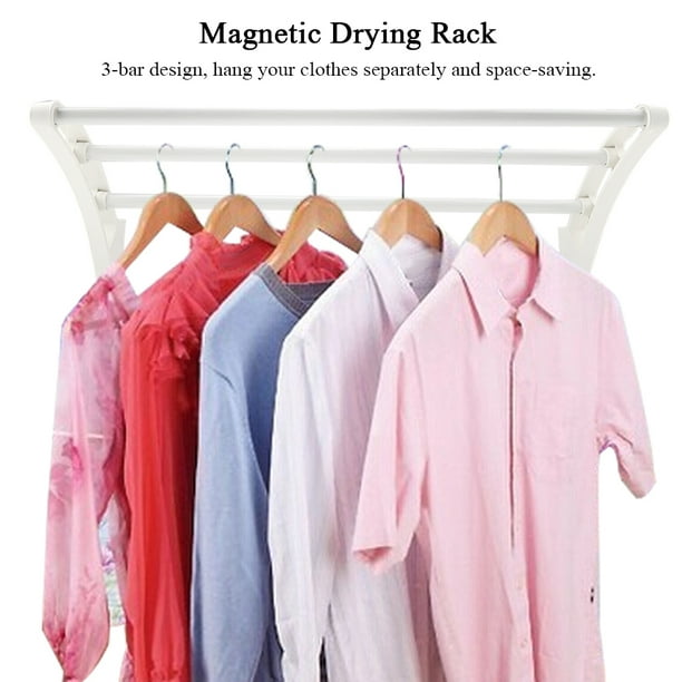 Magnetic Drying Rack Laundry Clothing Hanger Attach to Washing Machine Clothes Dryer Walmart