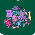 thumbnail image 4 of Inktastic Back to School with School Supplies Girls Baby Bib, 4 of 4