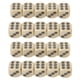 thumbnail image 3 of Juego de dados 20 piezas de dados blancos de grano perlado de plástico de seis caras de 16 mm duraderos para la enseñanza de matemáticas ANGGREK Otros, 3 of 8