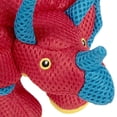 thumbnail image 4 of Juguete de Malla goDog Rojo con Volantes de Doble Masticación para Perros Pequeños, 4 of 7