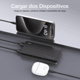 thumbnail image 3 of Power Bank Bateria Portatil BLOOSOM 10000mAh 2.1A negro Con 2 Puertos USB, 3 of 4