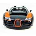 thumbnail image 5 of Wonder Wheels 1:14 RC Remote Control Bugatti Veyron Grand Sport Vitesse Licensed Model Car - Black/Orange, 5 of 8