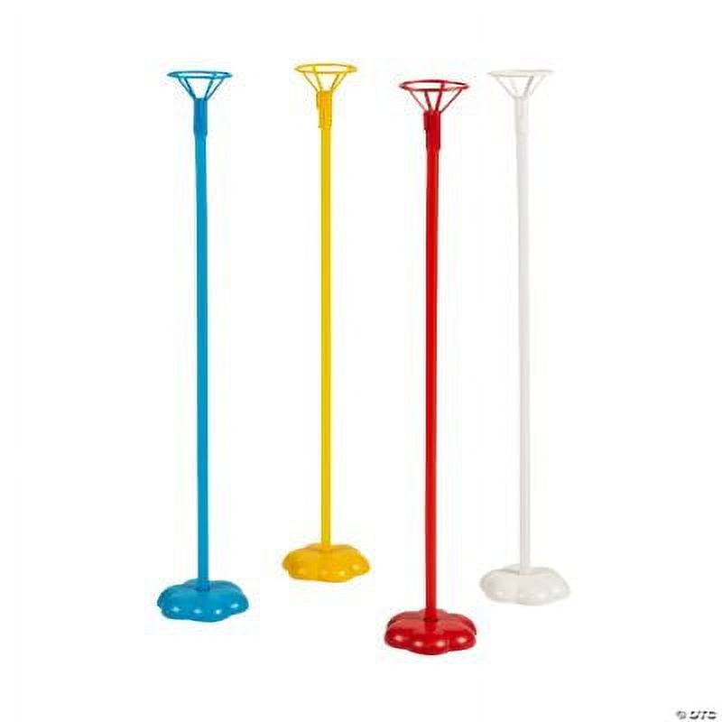 Colorful Balloon Sticks with Stands Party Party Decor 12 Pieces