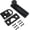 Matte Black, variant on 1 Pack Solid Brass 2 Inch Surface Bolt, Brushed Gold Slide Latch Door Lock Bolt, Heavy Duty French Door Lock for Recessed Doors, Flush Gates