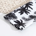 thumbnail image 5 of hengsof Girls Summer Fashion Printed Two Piece Swimsuit Set Long Sleeve Zip Up Rash Guard Elastic Waist Shorts Swimsuit with Built in Pads Surf Beach Vacation Swimsuit Set, 5 of 7
