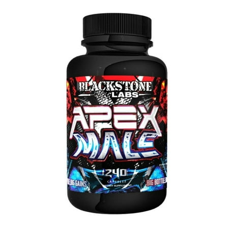 Blackstone Labs Apex Male - Natural Testosterone Booster - 240 Count