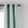 thumbnail image 2 of Nanshing Dean Grommet Top Room Darkening Window Curtain Panels, Set of 2, Mineral, 37" x 84", 2 of 3