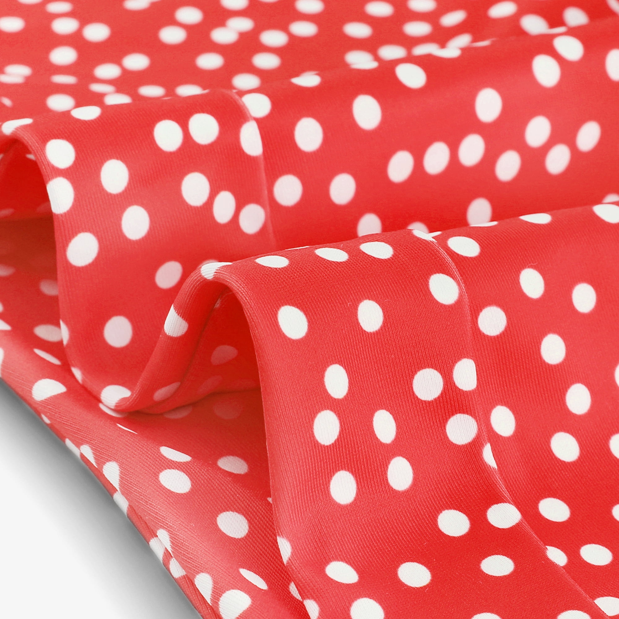DARING DIVA Women's Plus 2pcs Polka Dots Bikini Bandeau Suits 3X Red