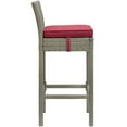 thumbnail image 3 of Modway Tabouret de Bar pour Mobilier de Patio Extérieur en Osier avec Conduit, 3 of 4