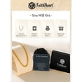 thumbnail image 4 of FaithHeart Cuban Link Chain Necklace for Men Stainless Steel Gold Plated Jewelry Gift with Card To My Husband Birthday Anniversary Valentine's Day Christmas 7mm 20", 4 of 10