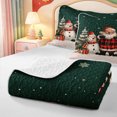 thumbnail image 4 of Manfei Xmas Holiday Season Quilt Full,Elegant Christmas Animal Cow Full Bedspread Sets,3pcs,1 Coverlet and 2 Pillowcases, 4 of 7