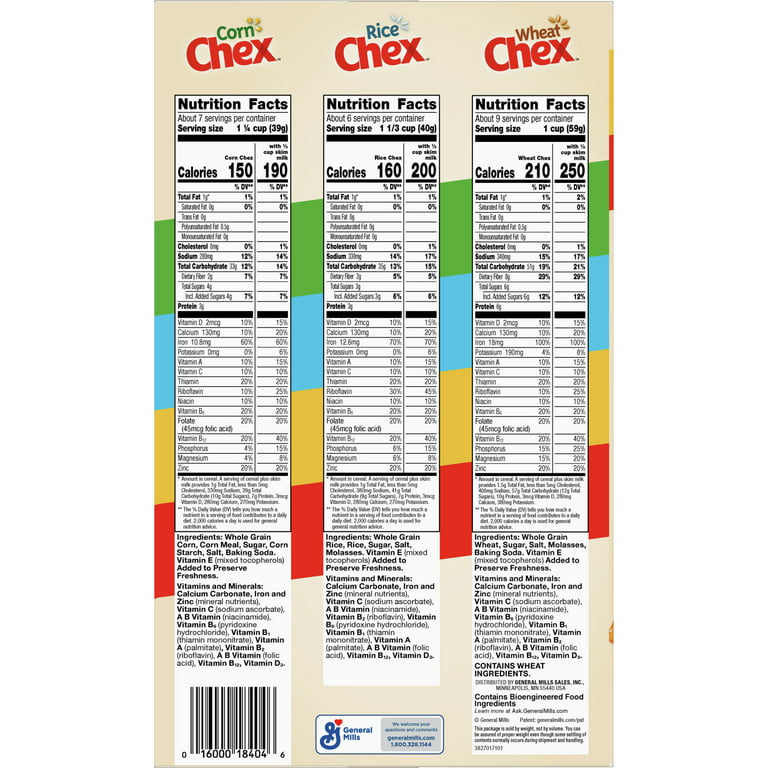 Chex Cereal Party Mix Variety Pack