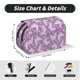 thumbnail image 5 of Disketp Purple Butterflies Floral Estuche de Lápices de Doble Capa con Tapa Abatible y Cremallera, Organizador Escolar para Adolescentes y Adultos, 5 of 7