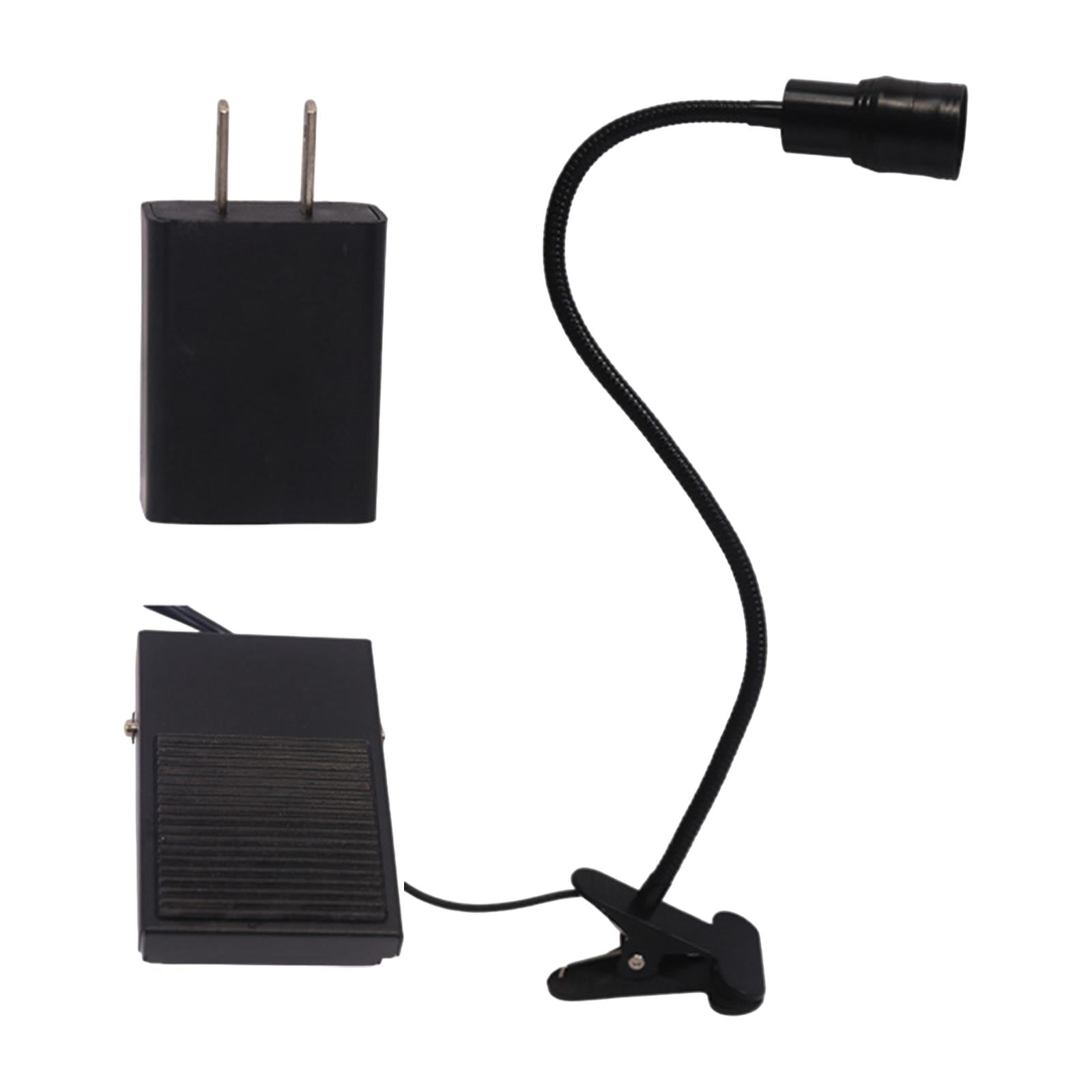 FITYLE Lash Light for Eyelash with Clip 5W Flexible Gooseneck,Portable with Foot Pedal for Beauty, Studio, Lash Technicians Home