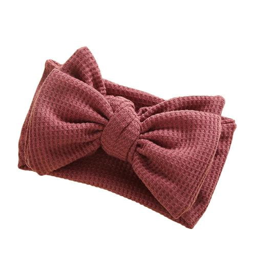 Love Your Melon Adult Gryffindor Burgundy and Gold Checke Scrunch Headband in Red | Plastic/Polyester/Spandex